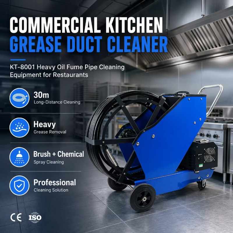 Kitchen Cleaner Commercial - Commercial Kitchen Grease Duct Cleaner KT-8001