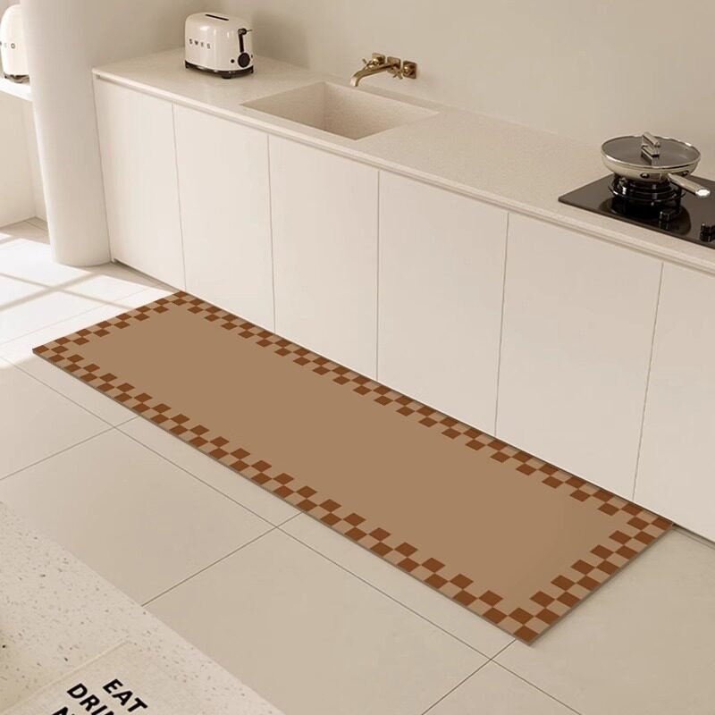 Commercial Kitchen Mats - Kitchen Rug Pvc Waterproof Leather Carpet