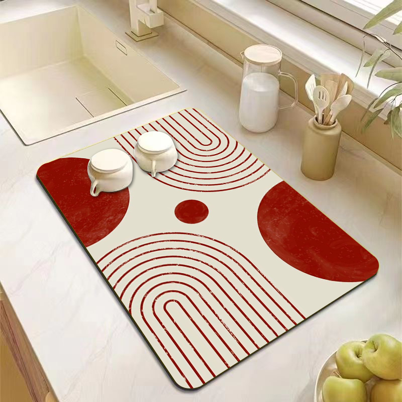 Commercial Kitchen Prep Table - Minimalist Guitar Kitchen Counter Mat Grey