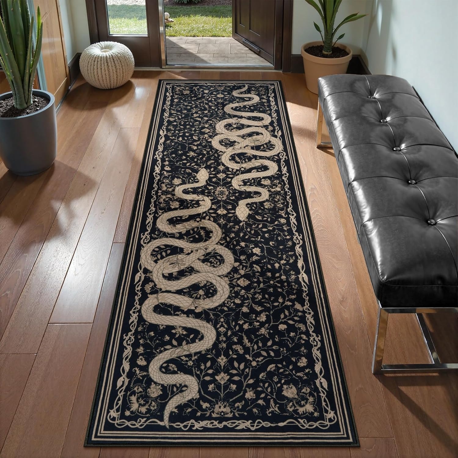 Commercial Kitchen Mats - Hallway Carpet Runner Rug Black Long