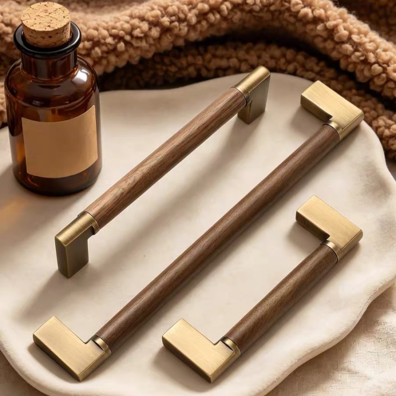 Commercial Kitchen Cabinet - Vintage Cabinet Pulls France Walnut Wood