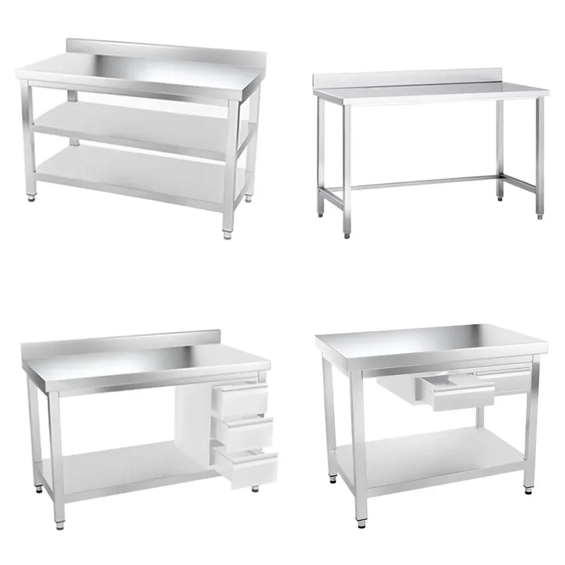 Commercial Stainless Steel Kit - đánh giá và giá Commercial Kitchen Prep Table