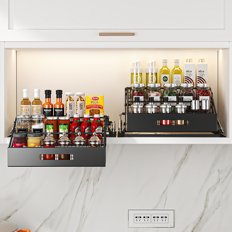 1Pc 3 Tier Pull Down Organizer - đánh giá và giá Commercial Kitchen Shelving