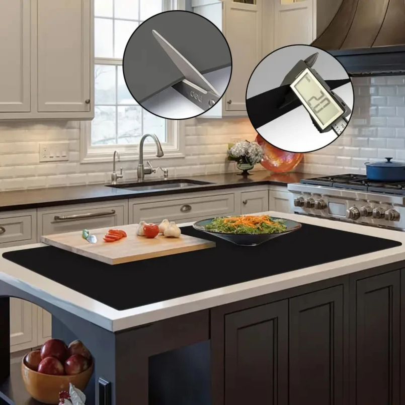 Extra Large Silicone Table Mat - đánh giá và giá Commercial Kitchen Prep Table
