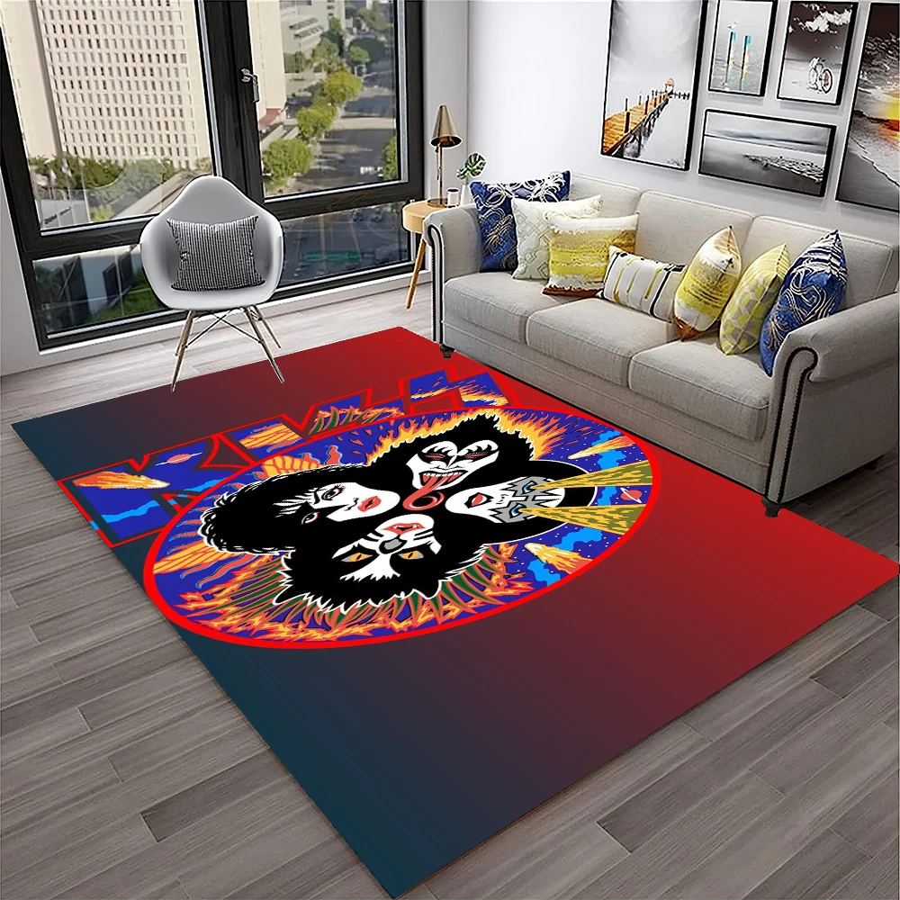 Retro KISS Rock Band Carpet Ru - đánh giá và giá Commercial Kitchen Mats