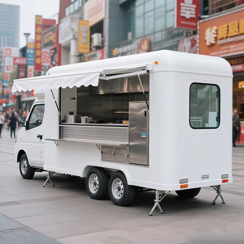 Hot Dog BBQ Mobile Kitchen Tra - đánh giá và giá Commercial Kitchen Trailer
