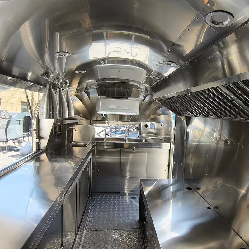 Hot Dog BBQ Mobile Kitchen Tra - đánh giá và giá Commercial Kitchen Trailer