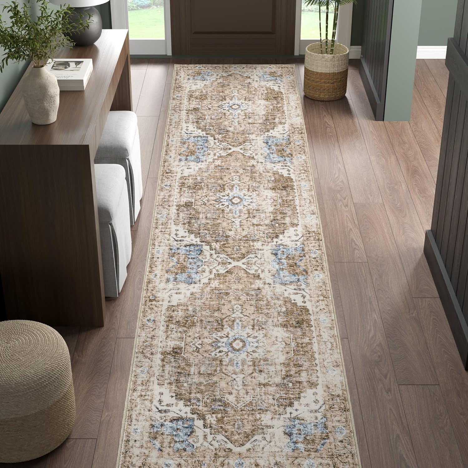 VIKAMA Bohemian Runner Rug Ant - đánh giá và giá Commercial Kitchen Mats
