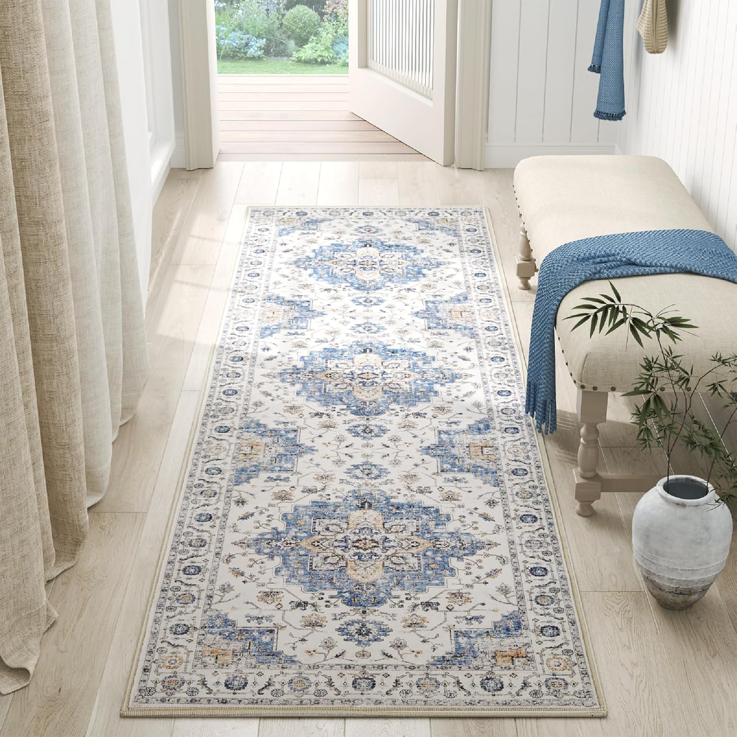 VIKAMA Bohemian Runner Rug Ant - đánh giá và giá Commercial Kitchen Mats