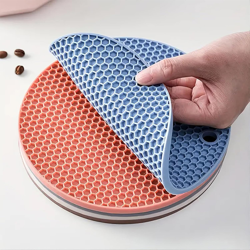 2/4PCS Round Silicone Trivet H - đánh giá và giá Commercial Kitchen Prep Table