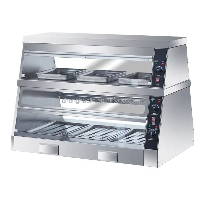 Food Heating Hamburger Fried C - đánh giá và giá Commercial Kitchen Cabinet