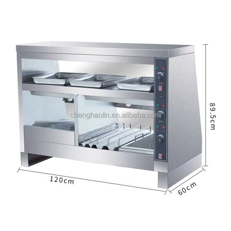 Food Heating Hamburger Fried C - đánh giá và giá Commercial Kitchen Cabinet