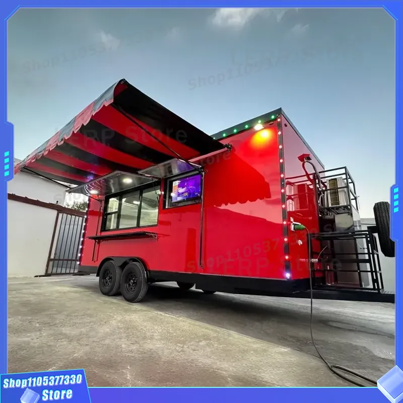 EPA Compliant Mobile Food Trai - đánh giá và giá Commercial Kitchen Trailer