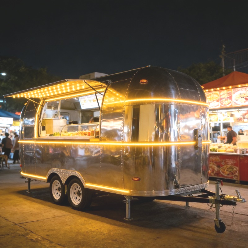 4WD Food Trailer Fully Equippe - đánh giá và giá Commercial Kitchen Trailer