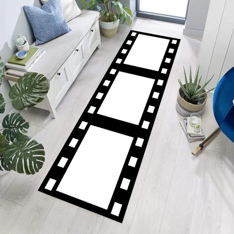 Black White Stripe Pattern Run - đánh giá và giá Commercial Kitchen Mats