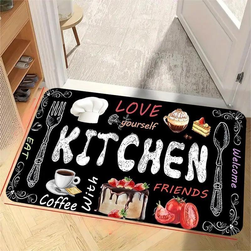 Kitchen Chalkboard Carpet Home - đánh giá và giá Commercial Kitchen Mats