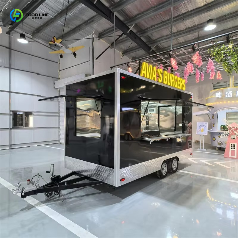 Mobile Food Trailer Commercial - đánh giá và giá Commercial Kitchen Trailer