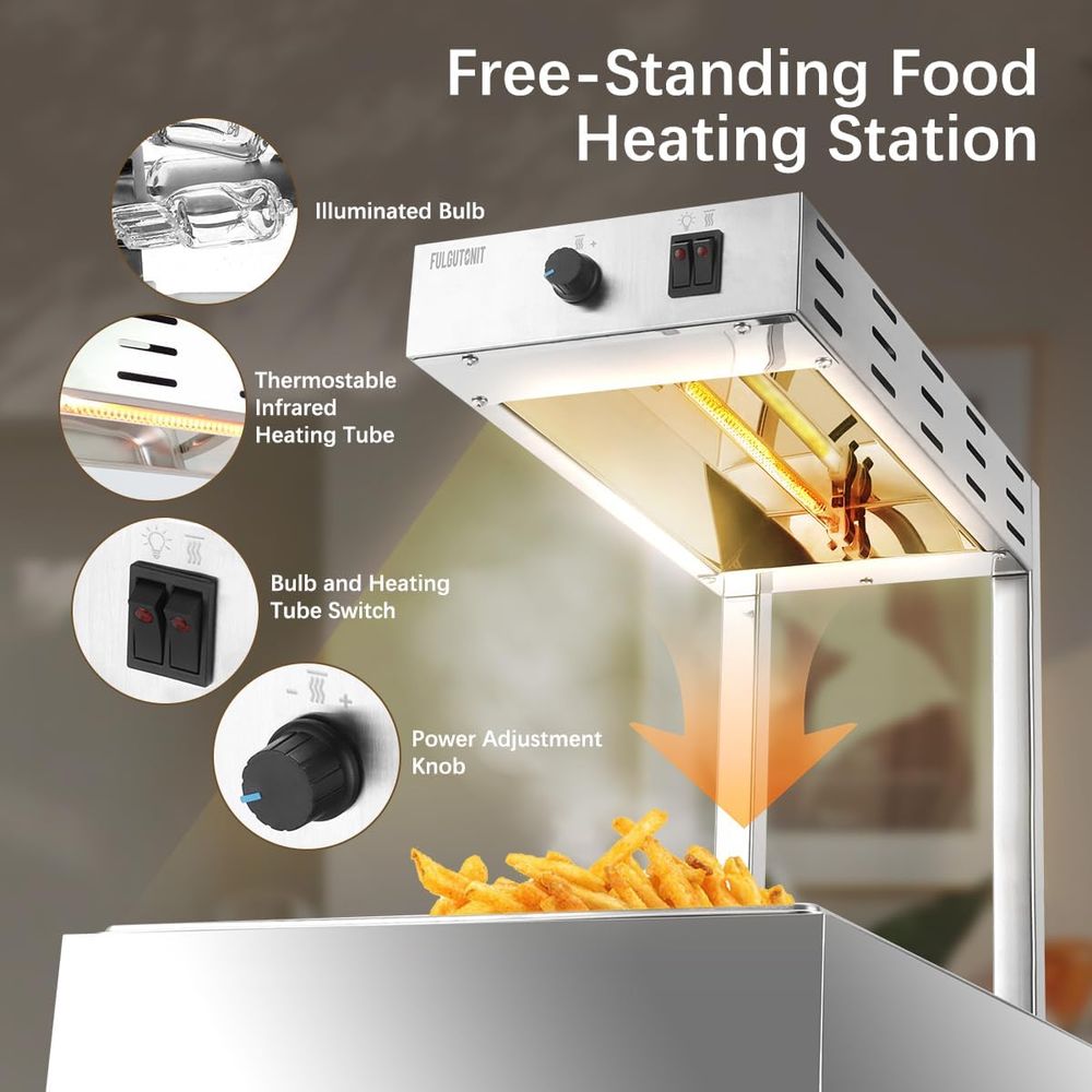 French Fry Warmer, Commercial  - đánh giá và giá Commercial Kitchen Cabinet