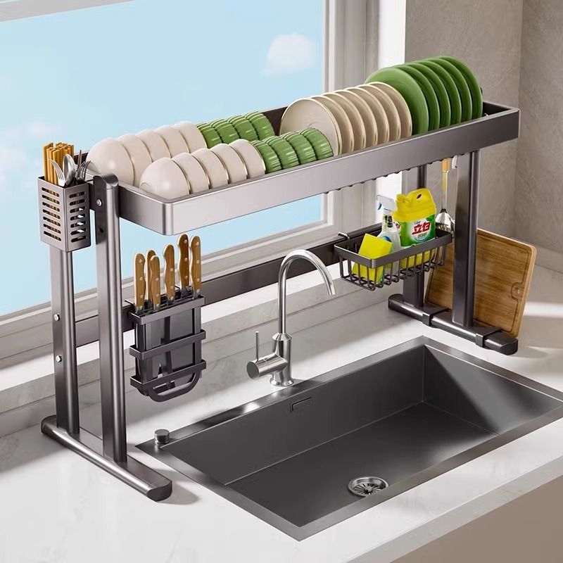 Over-the-Sink Dish Drying Rack - đánh giá và giá Commercial Kitchen Shelving