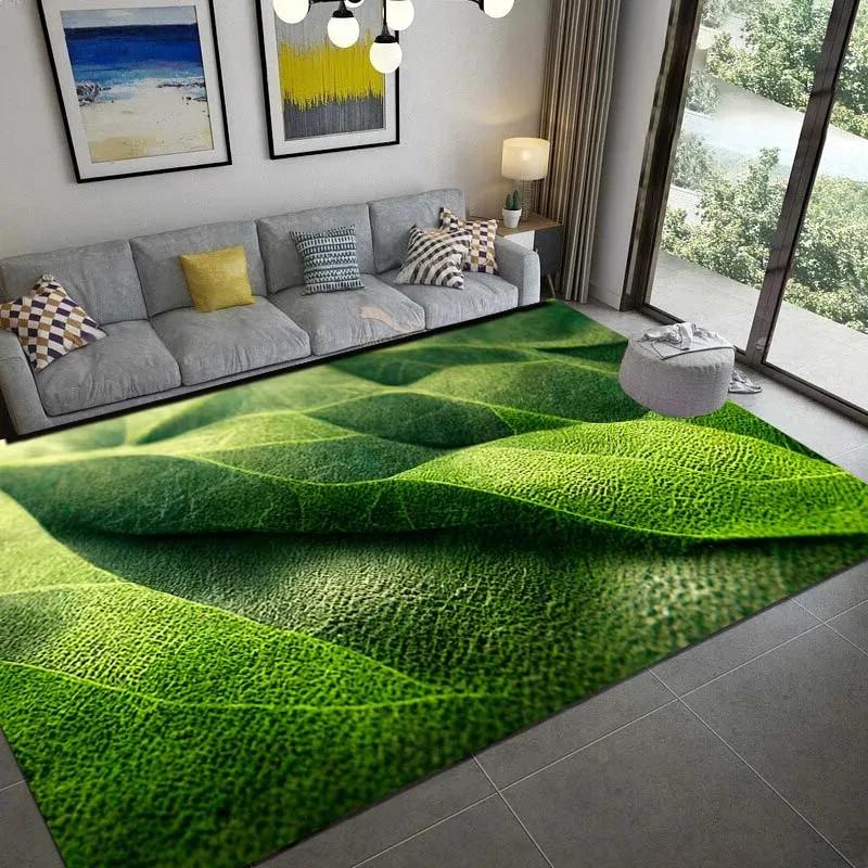 Summer Green Palm Leaves Carpe - đánh giá và giá Commercial Kitchen Mats