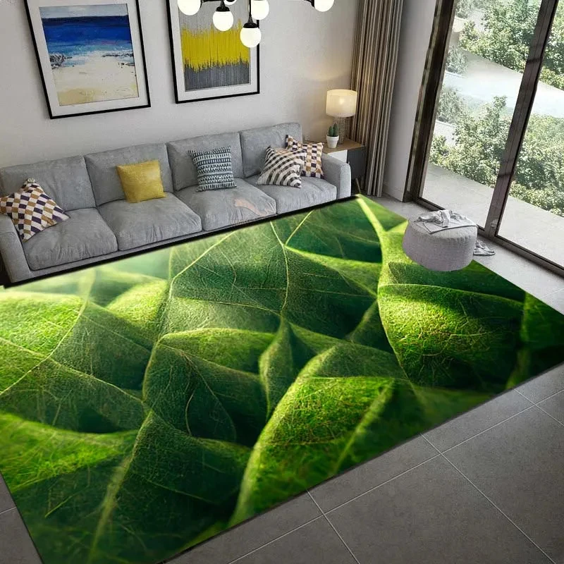 Summer Green Palm Leaves Carpe - đánh giá và giá Commercial Kitchen Mats