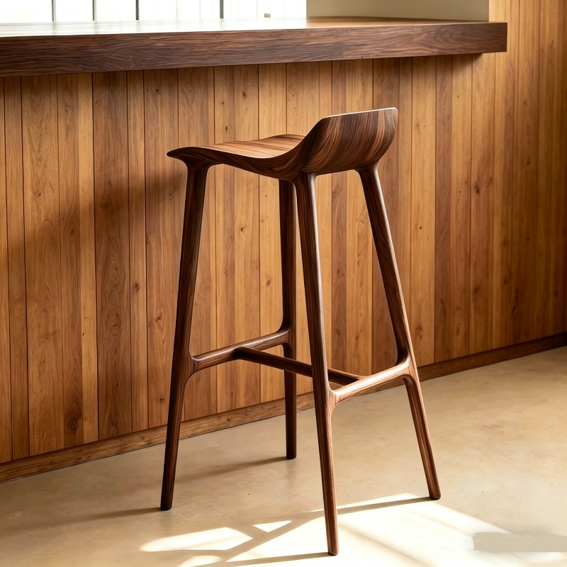 Wooden Save Space Bar Stools S - đánh giá và giá Commercial Kitchen Interior